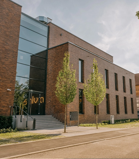 Außenansicht eines Gebäudes der Buntweberei in Eislingen
