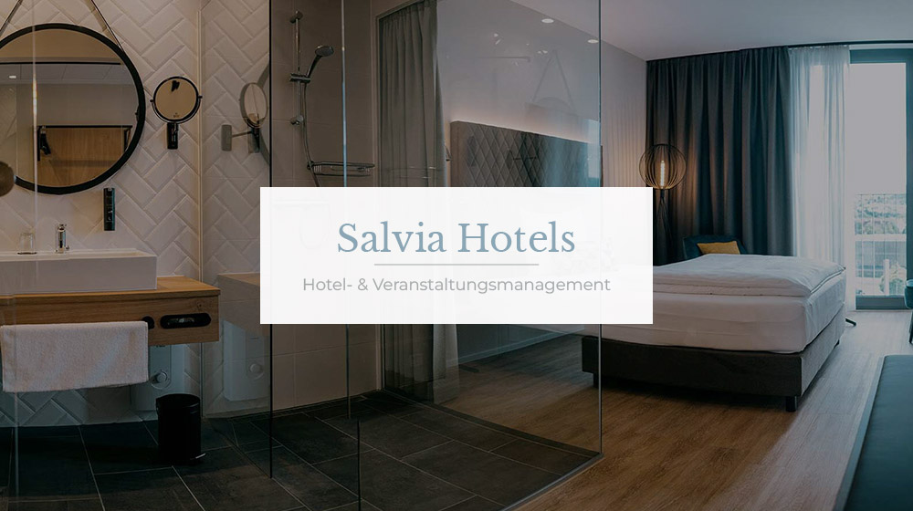 Hotelzimmer der Salvia Hotels GmbH